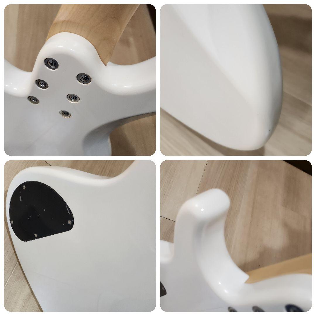 Ariapro II RSBシリーズ エレキベース ホワイト　5弦ベース