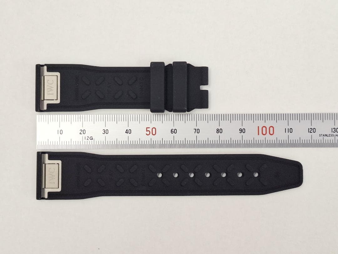 IWC 純正ラバーベルト ストラップ ブラック　【未使用】