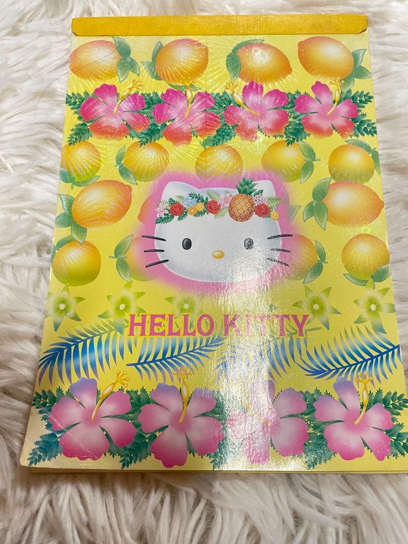 【レア】ハローキティ　トロピカルキティ　ハイビスカスキティ　メモ帳