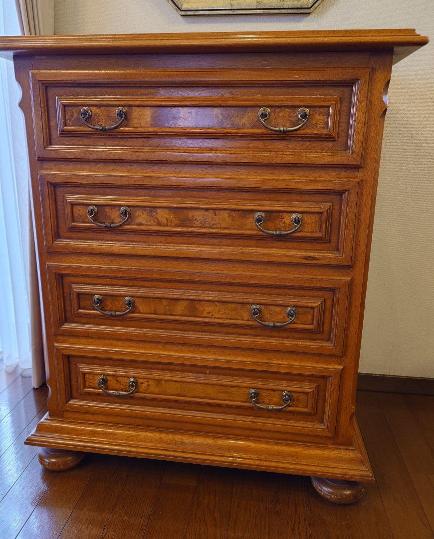 ちーさま専用です！〈セルバ社〉イタリア家具アンティーク木製キャビネット 4段