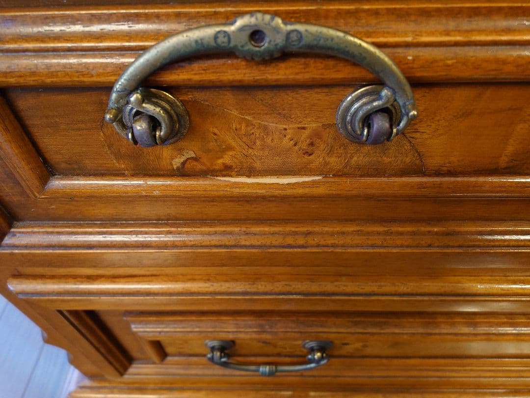 ちーさま専用です！〈セルバ社〉イタリア家具アンティーク木製キャビネット 4段