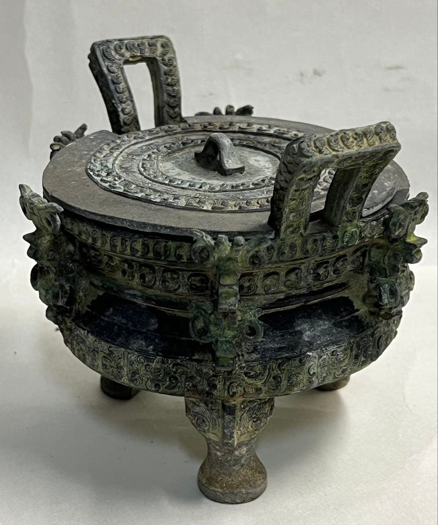 中国春秋時代の青銅器　 王子午鼎　中国古玩