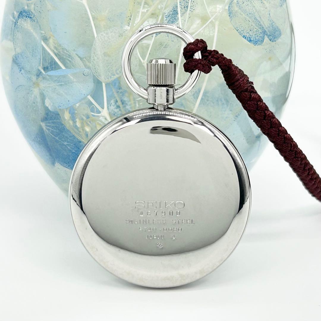SEIKO セイコー 5740-0080 ローマ数字文字盤 手巻き 懐中時計