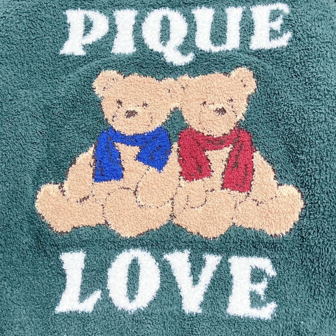 ジェラートピケ　gelato pique クマ刺繍ルームウェアセット　パジャマ