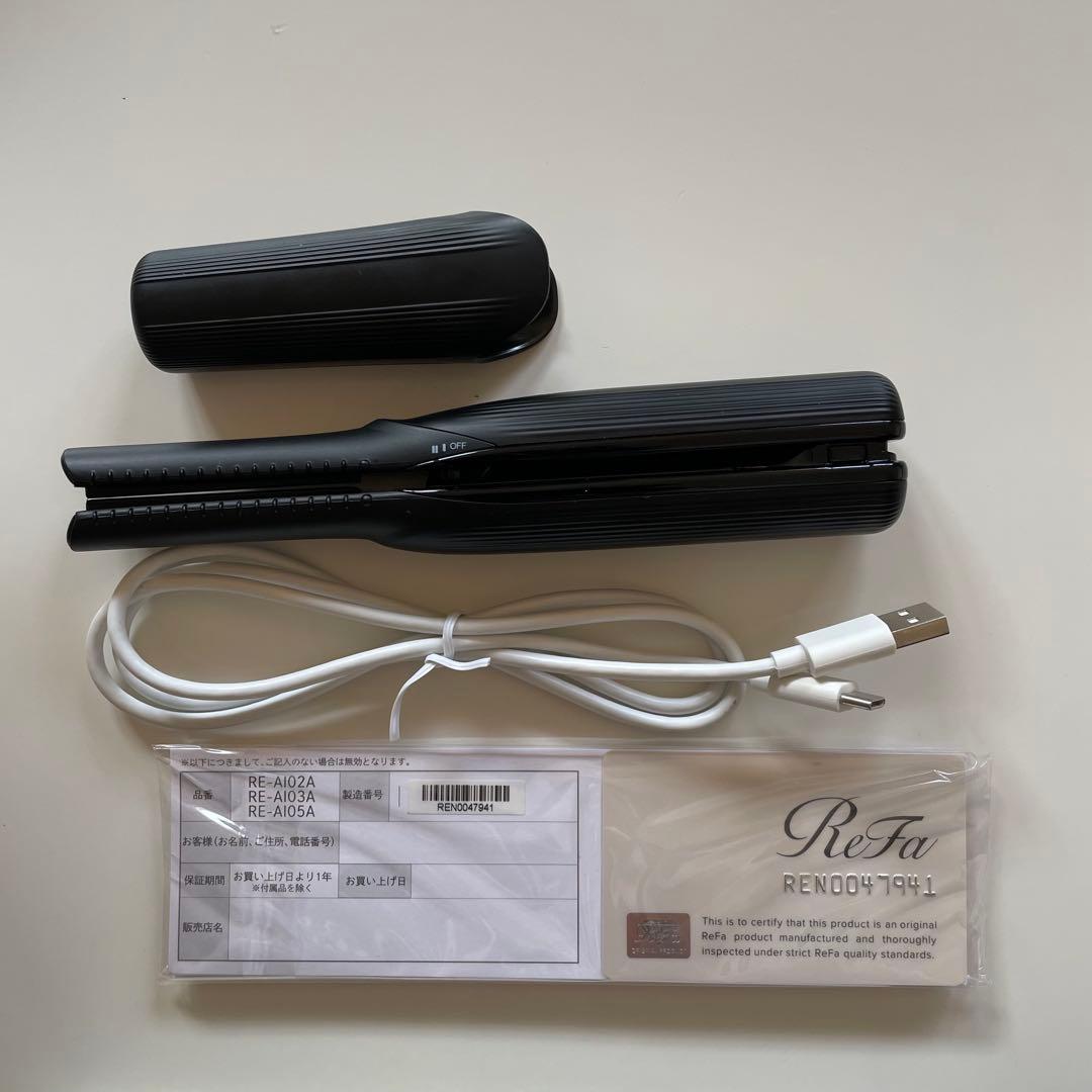 ReFa ストレートヘアアイロン RE-A103 ブラック