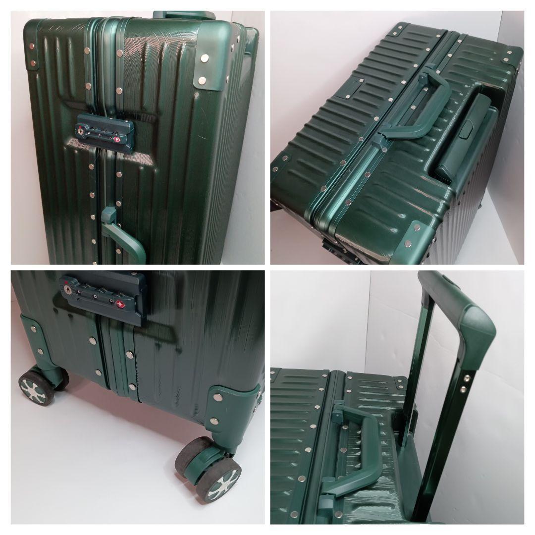 ダークグリーン ダイヤル式TSA キャリーケース スーツケース トラベル
