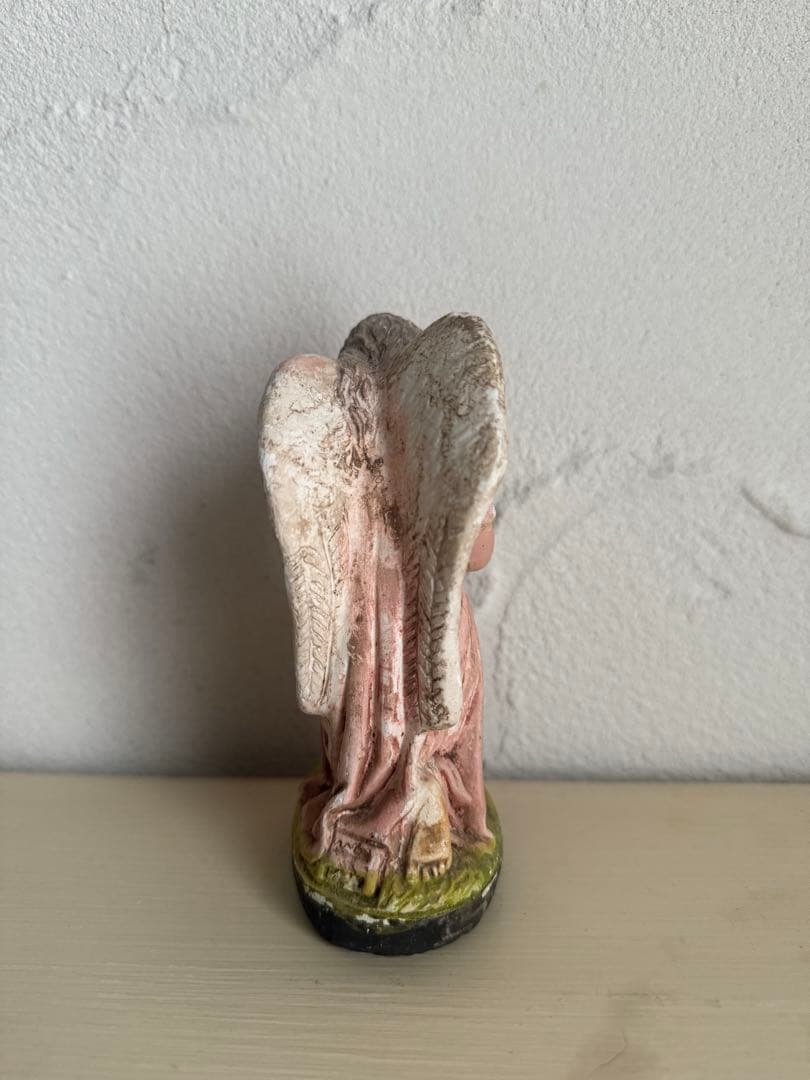 値下げ⭐︎アンティーク　祈りの天使の像　石膏