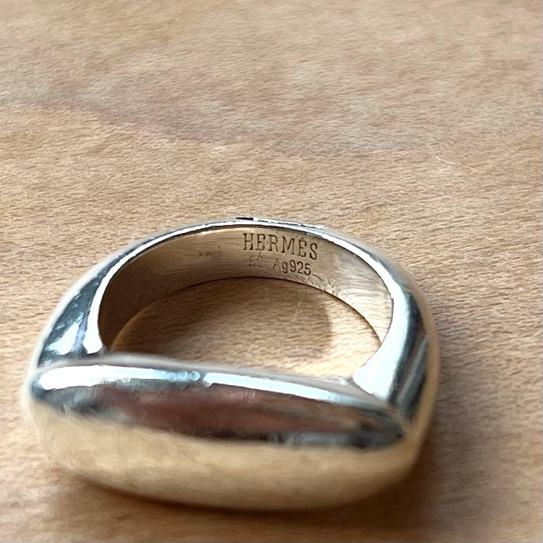 HERMES エトリエ リング シルバー 9号 エルメス ヴィンテージ