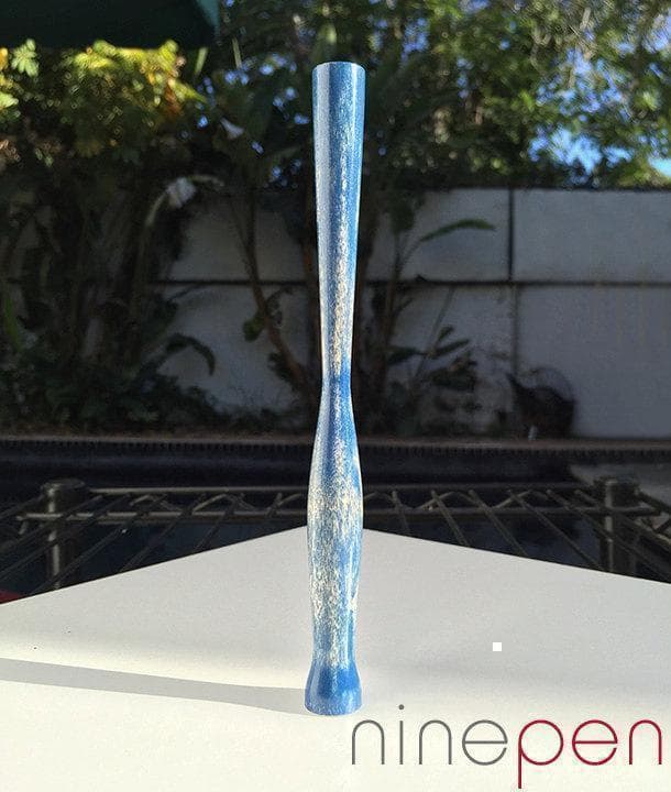 【作家一点物 極稀少】■ninepen サントリーニ ペン軸 ポプラ製■