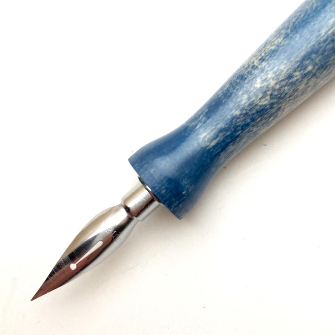 【作家一点物 極稀少】■ninepen サントリーニ ペン軸 ポプラ製■