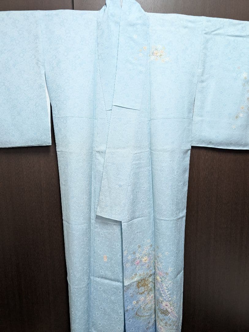 （新品未着用）辻が花付下げ訪問着＆辻が花柄長襦袢セット　翠山工房　やまと