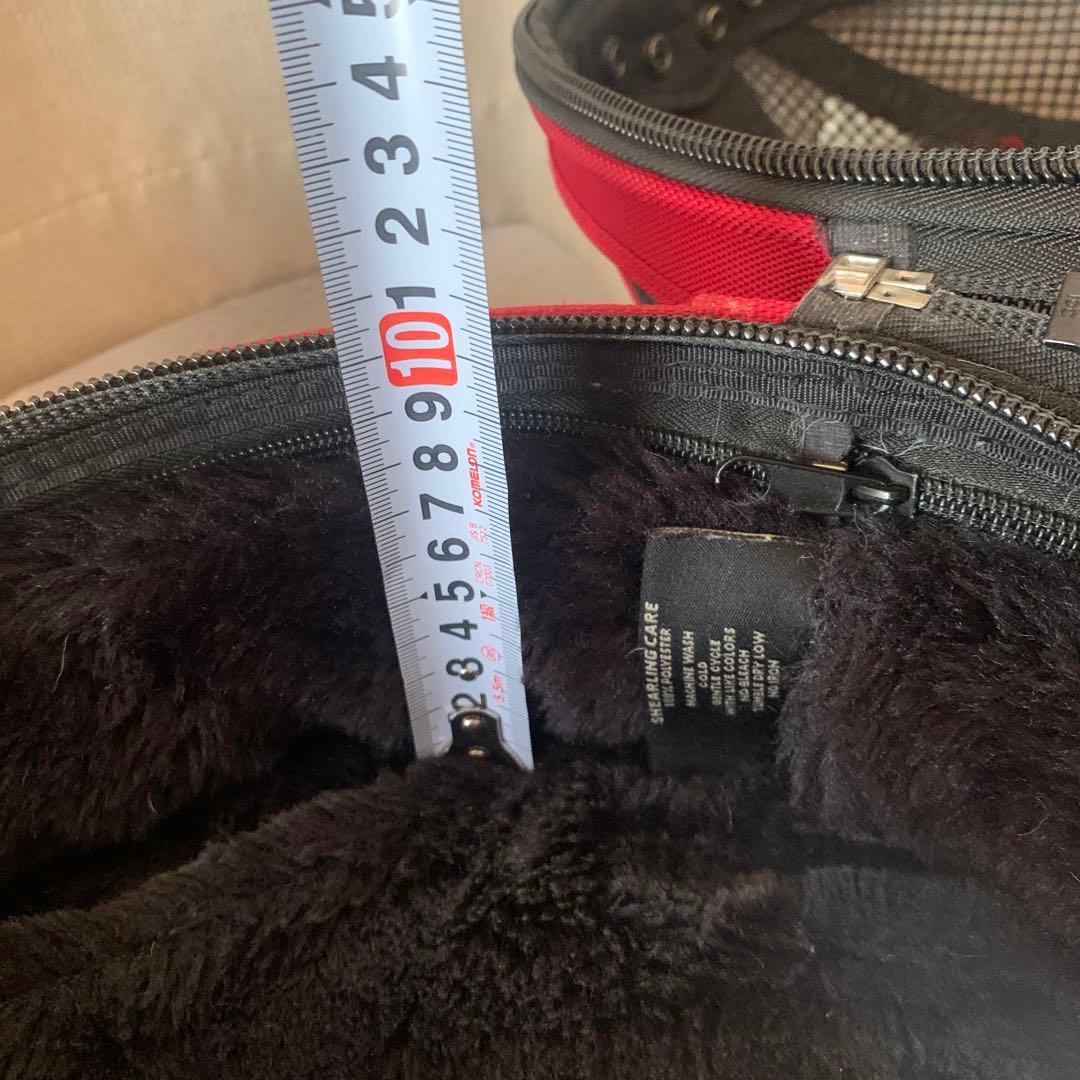 sleepypod 赤色 キャリーバッグ ・ウォーマー 付き　犬•猫用