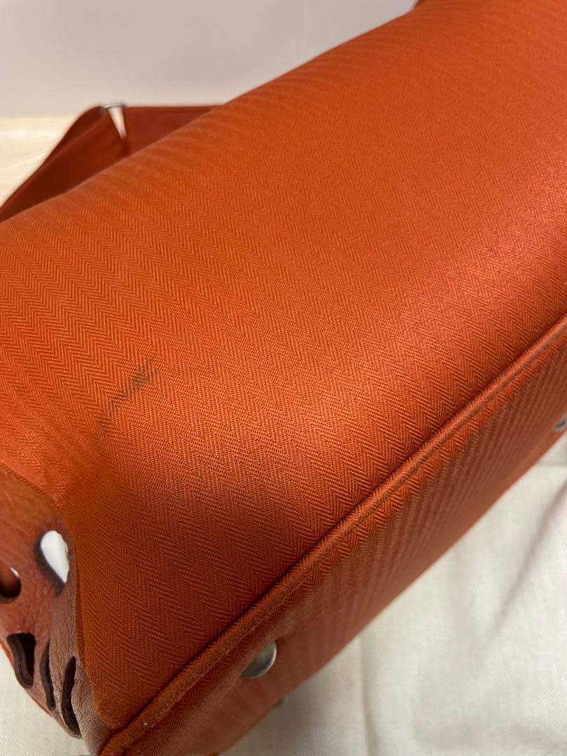 美品HERMESエルメスサックシアンボストンショルダー犬ドッグ用キャリーバッグ