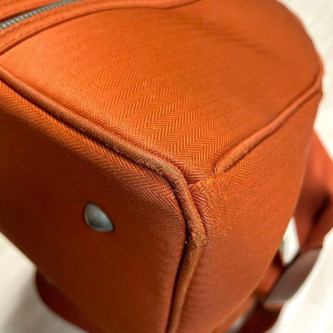 美品HERMESエルメスサックシアンボストンショルダー犬ドッグ用キャリーバッグ