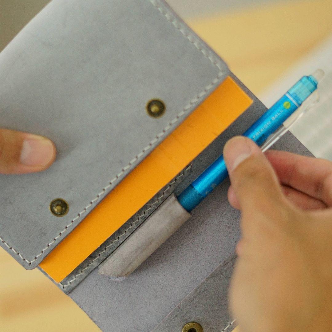本革レザー RHODIA メモ帳ケース イタリアンレザー