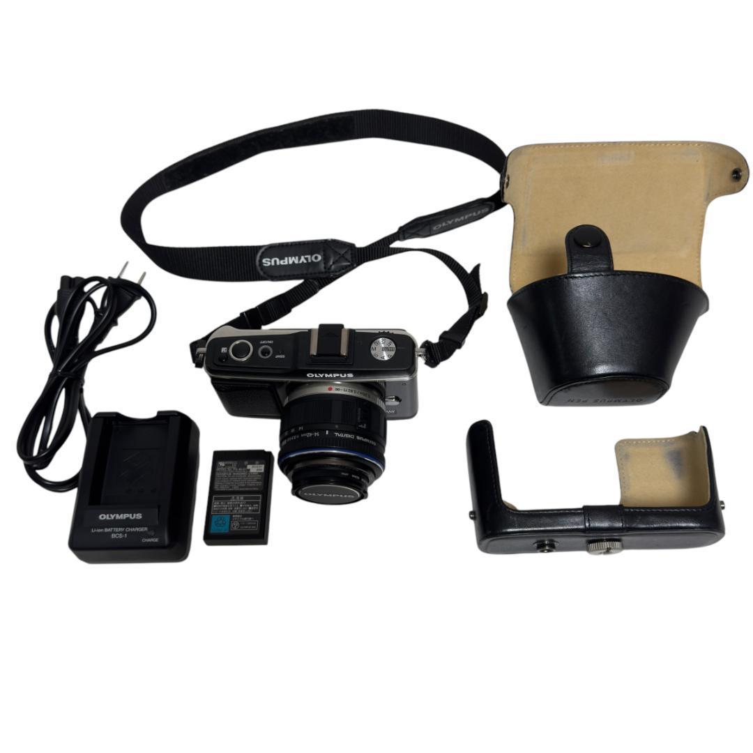 美品OLYMPUS オリンパス 高機能ミラーレス一眼レフカメラ PEN E-P2