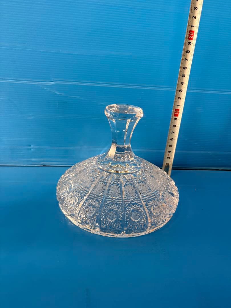 ボヘミアングラス　キャンディポット