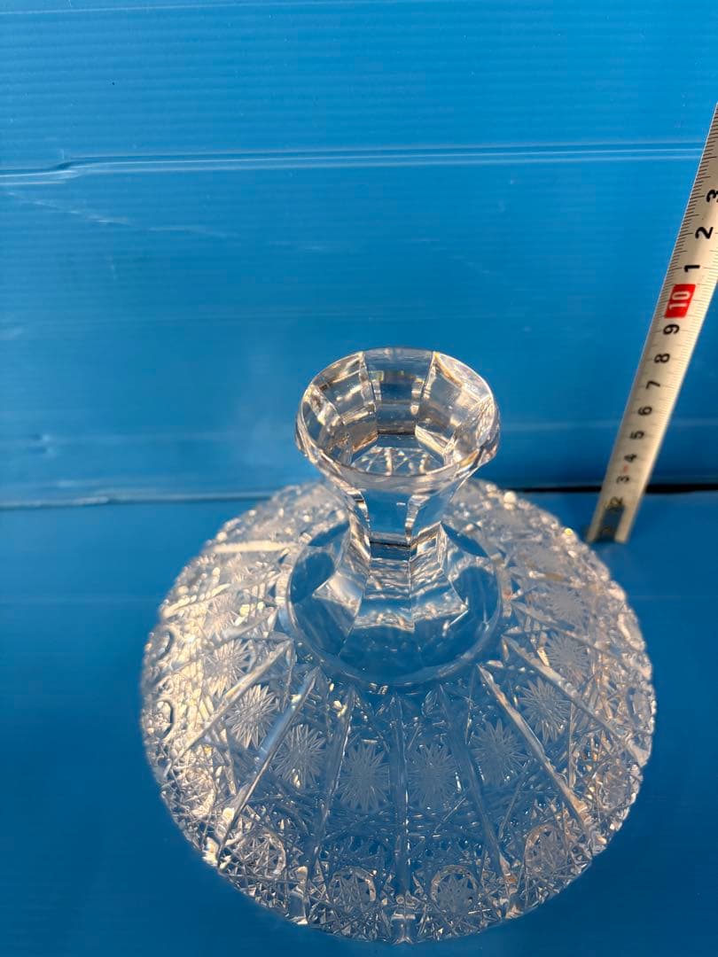 ボヘミアングラス　キャンディポット