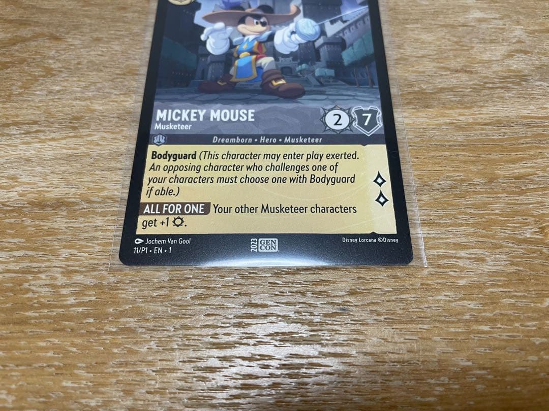 lorcana ロルカナ ミッキーマウス gencon 2023 プロモ