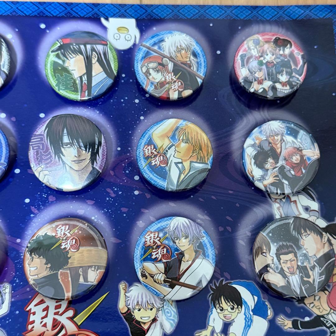 銀魂 ジャンプフェスタ2014 缶バッジセット 15個入り　※開封済み