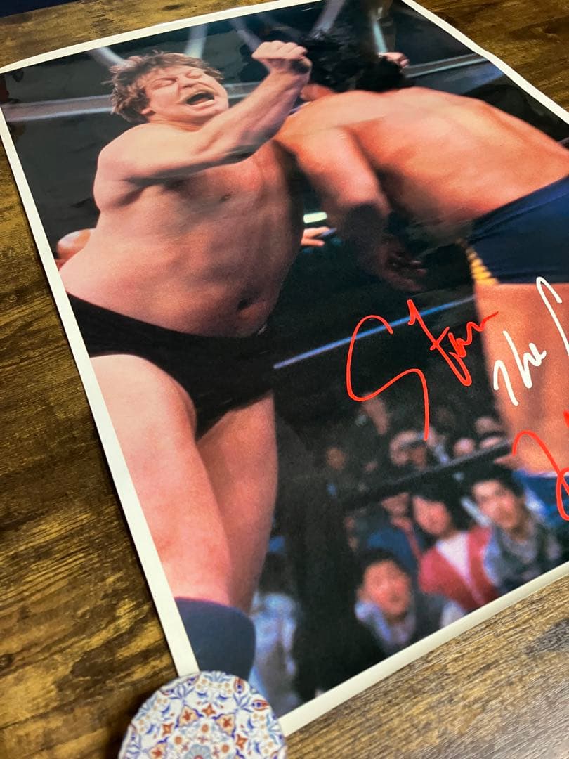 希少品 Stan Hansen スタン・ハンセン ポスター （ラリアット）