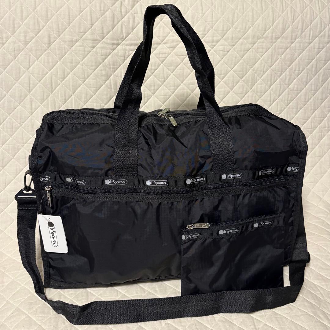 【軽量・大容量】レスポートサック　ボストンバッグ　ラージウィークエンダー　黒