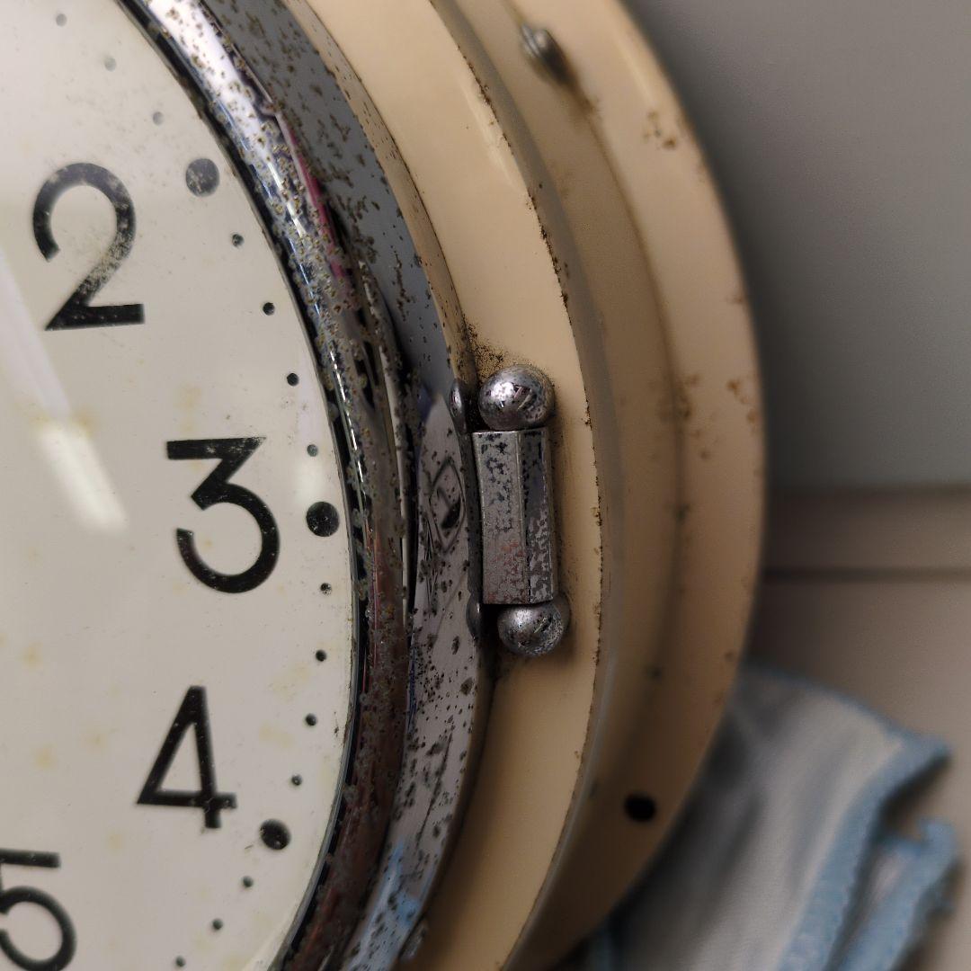 掛け時計 バス・船舶時計 昭和レトロ Japan Electric Auto