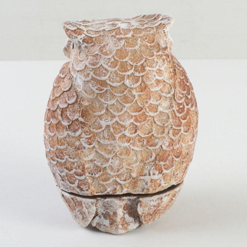 乾漆　梟　香炉　置物　飾り物　燭台　合わせ箱　C　9280