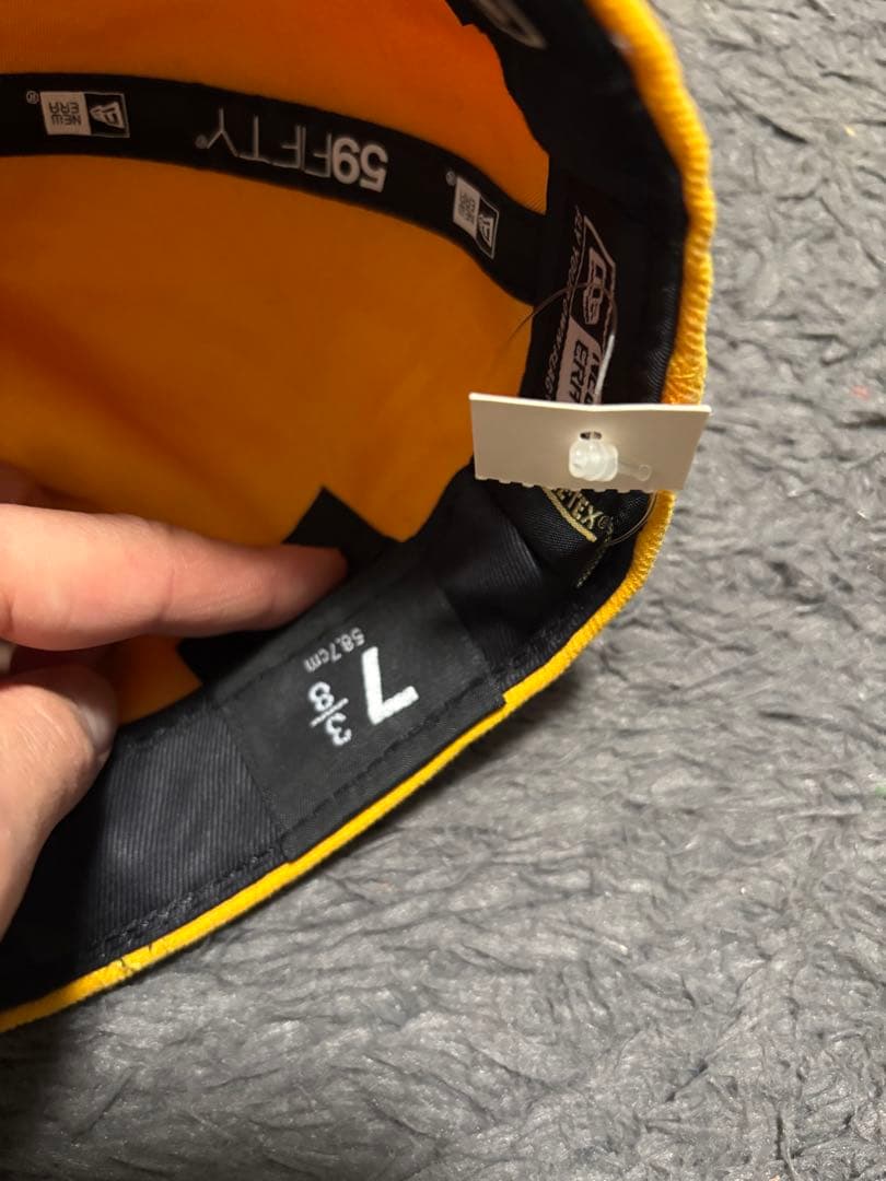 Supreme 59FIFTY イエローキャップ 7 3/8