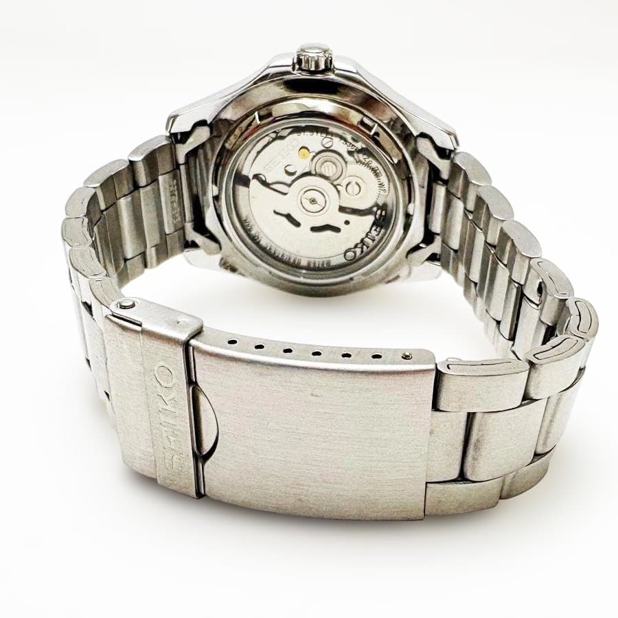 SEIKO 5 スポーツ 腕時計 自動巻き ブラック イエロー オートマチック