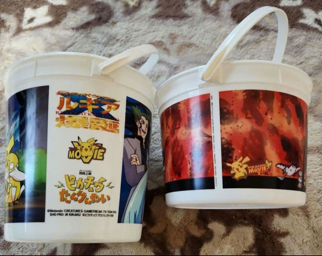【レア】ポケモン 映画 ポップコーンバケツ ルギア 爆誕 結晶塔の帝王 エンテイ