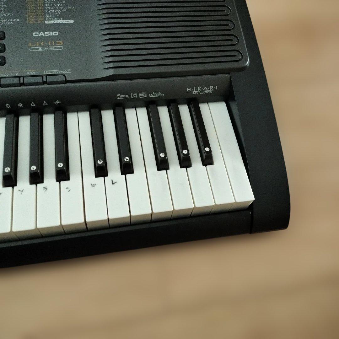 CASIO LK-113 電子キーボード光ナビゲーション