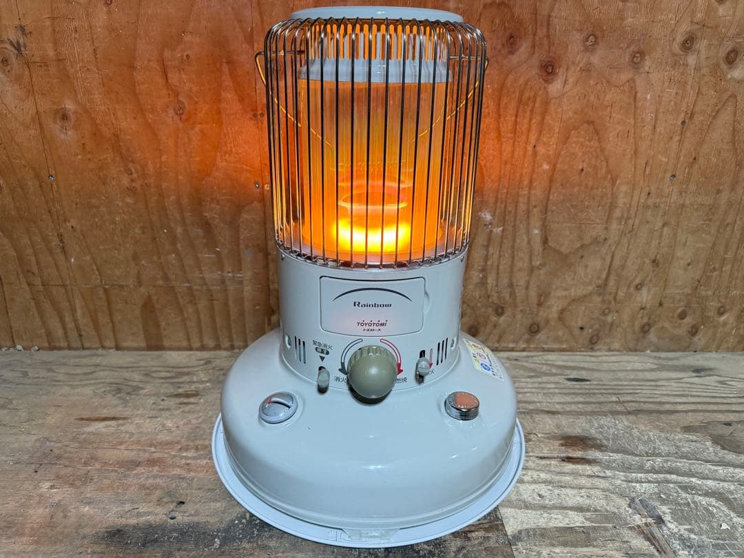 芯乾燥済 石油ストーブ 置台新品レインボー RB-25D分解メンテナンス済