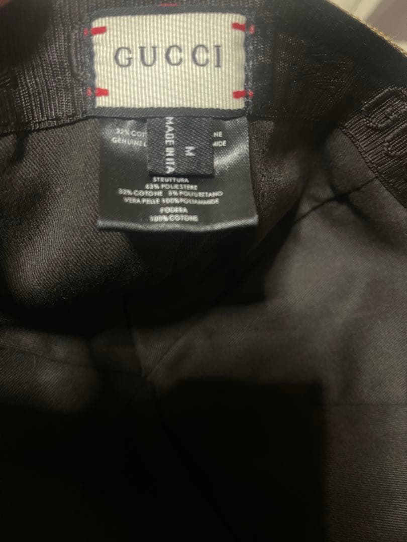 Gucci GGモノグラム ベースボールキャップ