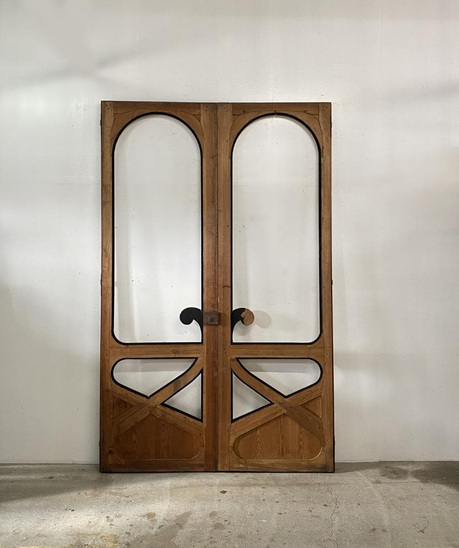 フランス アンティーク Double Door ドア テーブル チェア