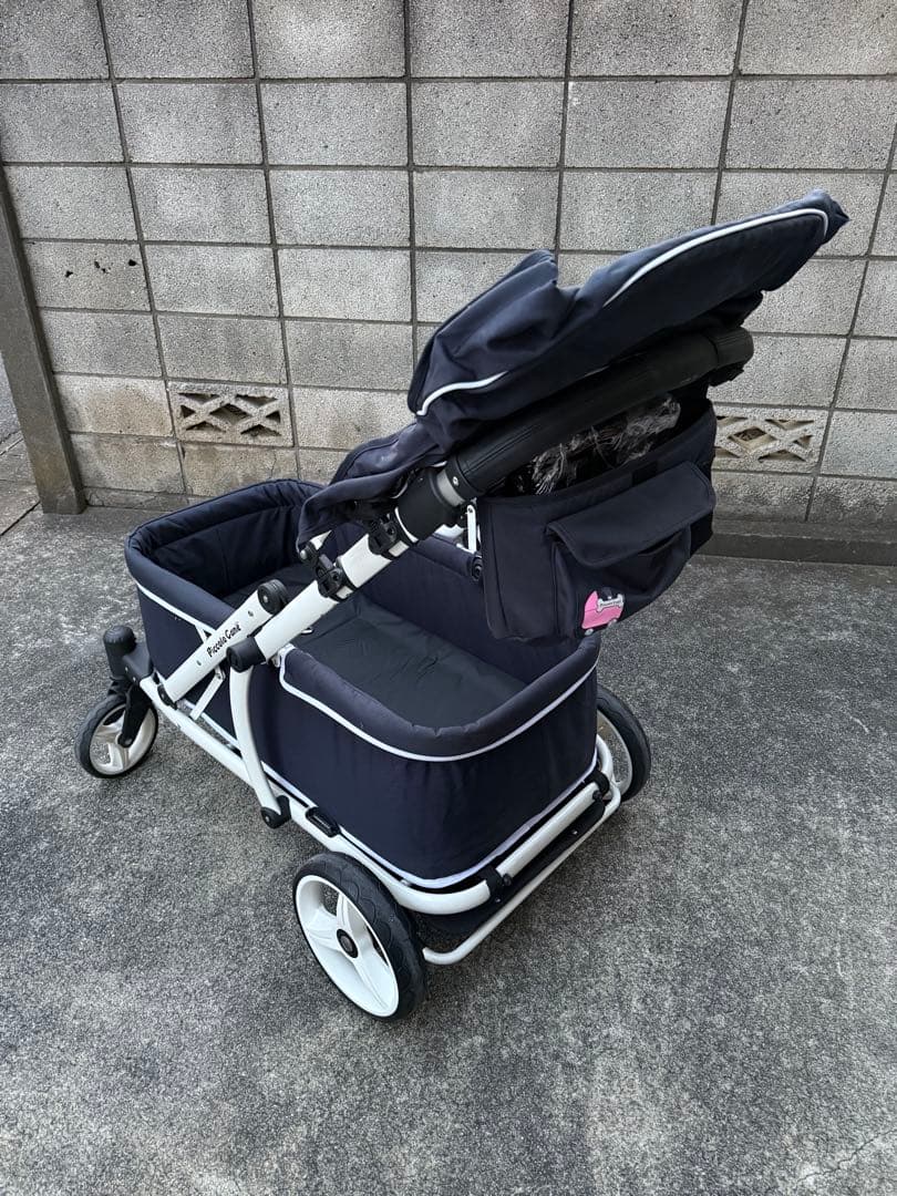ピッコロカーネ　大型犬用 ネイビー ペットカート