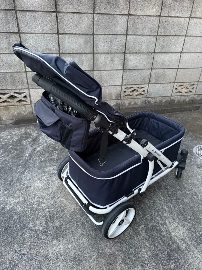 ピッコロカーネ　大型犬用 ネイビー ペットカート