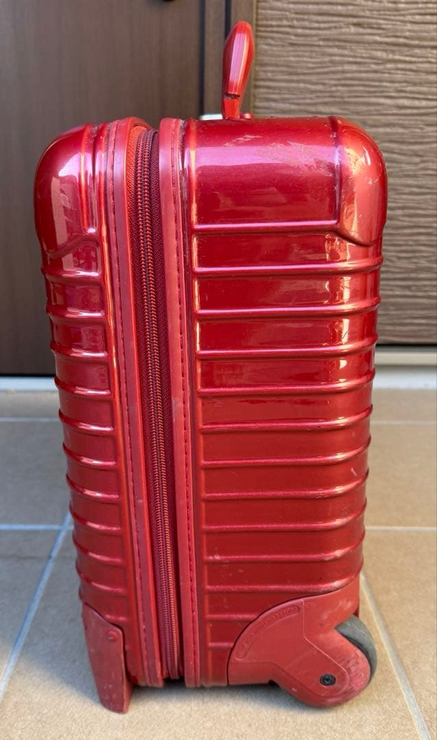 廃盤 リモワ レッド アタッシュ ビジネス キャリーケース ビジネストローリー