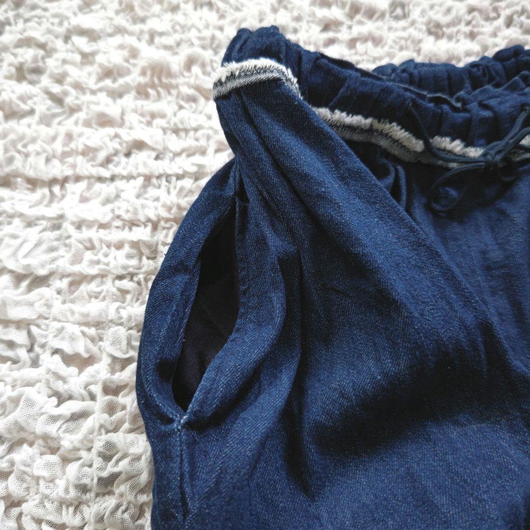 KAPITAL　魔女ブルマ　インディゴデニム　コットン　バルーンパンツ 日本製