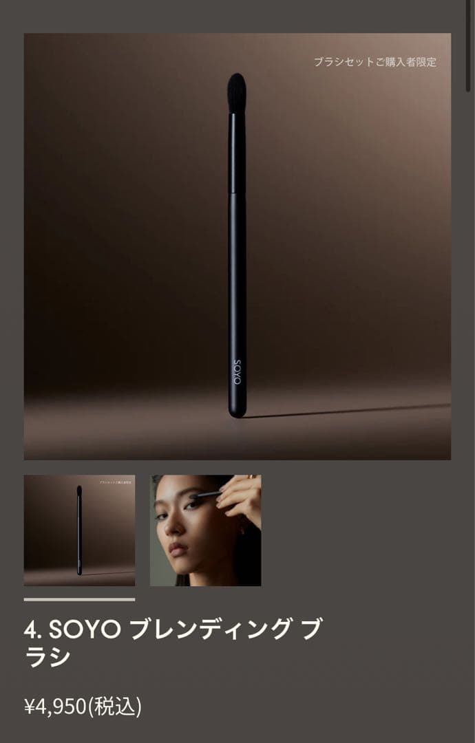 SOYOブラシ　3 4 5 6 ブラシケース