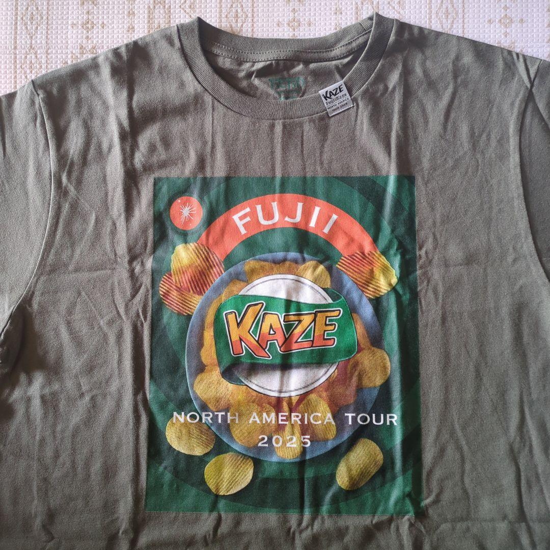 週末値下げ❣️Fujii Kaze2025NATour グリーンポテチT、MかL