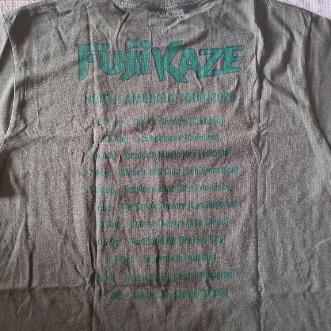 週末値下げ❣️Fujii Kaze2025NATour グリーンポテチT、MかL