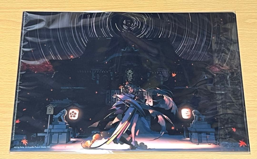 初音ミク クリアファイル 北野天満宮 rella