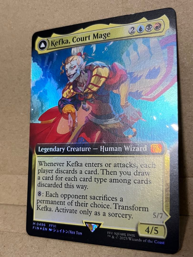 (拡張Foil)人造魔導士、ケフカ/破壊の化身、ケフカ(FIN/bundle)