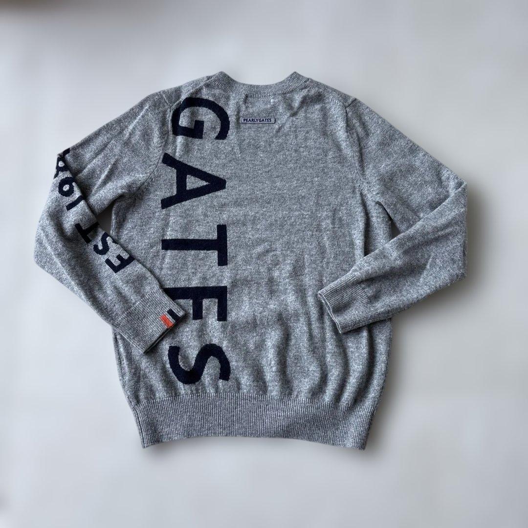 PEARLY GATES カシミヤグレー セーター