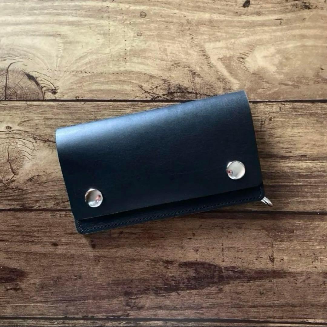 【A】国産ステアハイド　トラッカーウォレット150（ミドル）2.5層