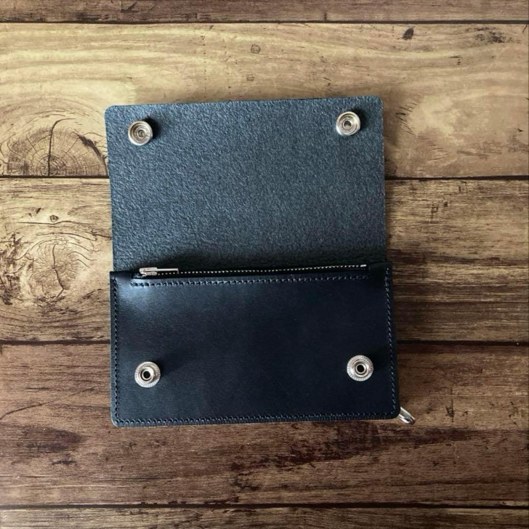 【A】国産ステアハイド　トラッカーウォレット150（ミドル）2.5層