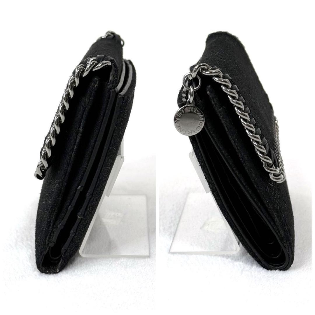 【極美品】ステラマッカートニー 二つ折り財布 ファラベラ ブラック