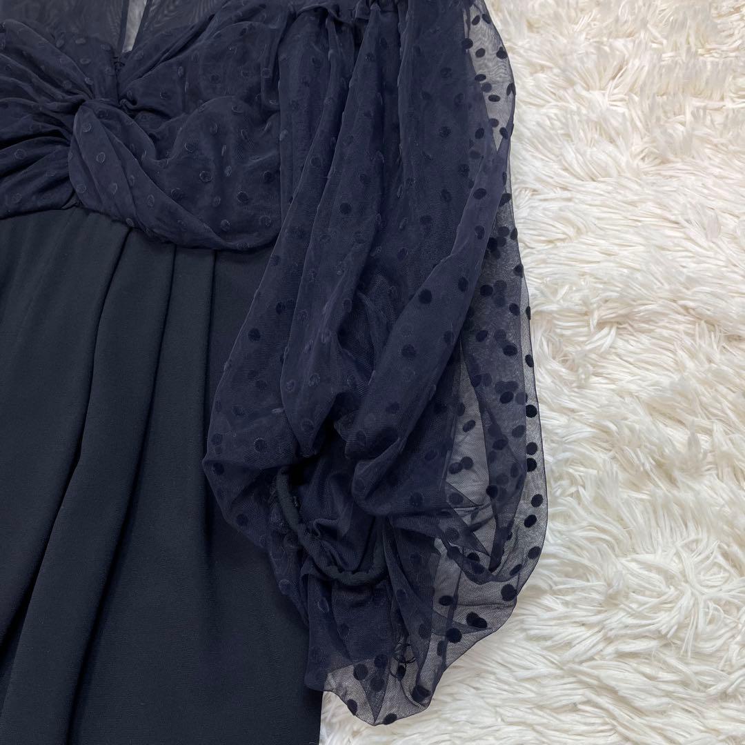 ANDRESD Flocky dot pants dress オールインワン