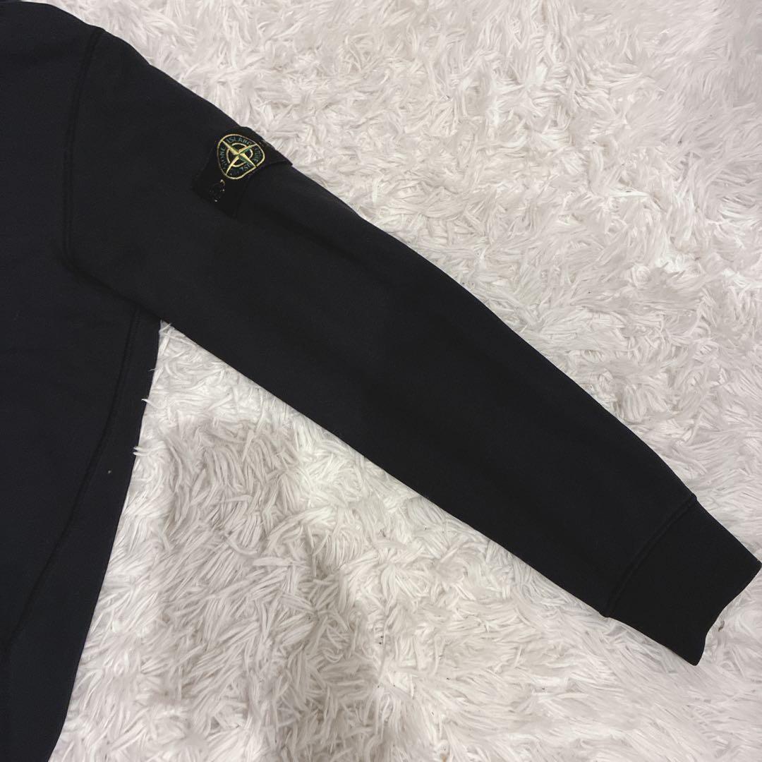 STONE  フルジップ パーカー 黒 L